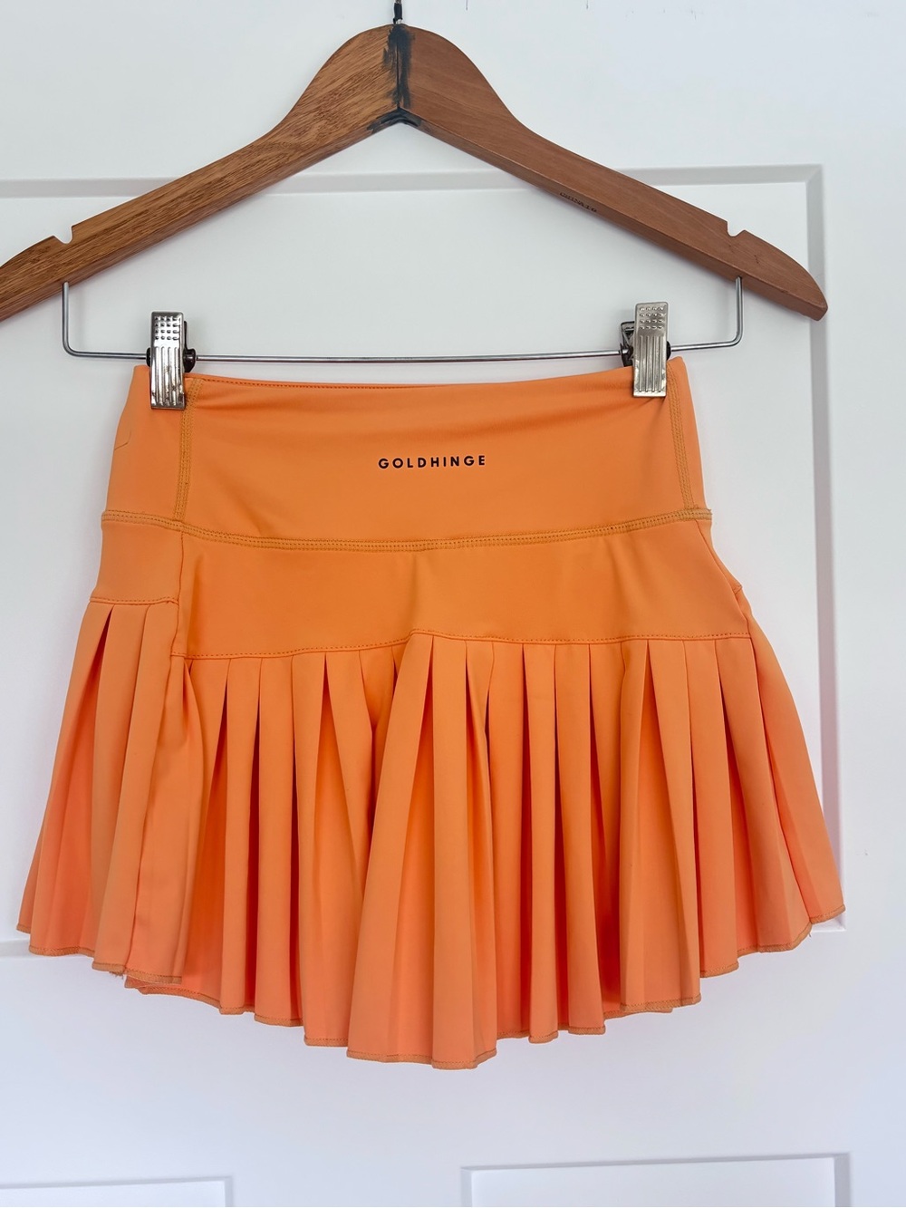 Goldhinge Orange Skirt Sz XS